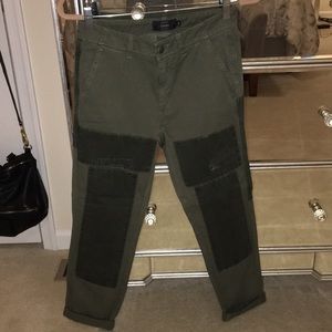 J.Crew Patchwork Army Green Pant